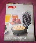 Dash Mini Waffle Maker Machine Non Stick Personal Waffle Maker New Open Box — photo 1