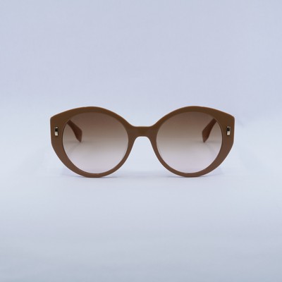 ? NEW FENDI FE40037U 57F CAMEL BROWN PINK SUNGLASSES New Fendi FE40037U 57F Shiny Camel/Brown to Pink Gradient 55  main image 4