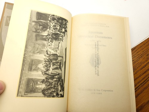 VTG Harvard Classics Five Foot Shelf of Books #43 American Historical Documents - Foto 7 di 14