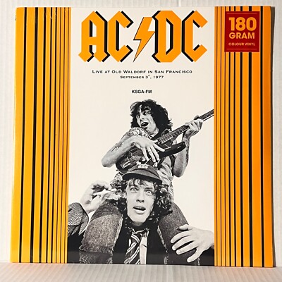 AC/DC - Live At Old Waldorf in San Francisco September 3, 1977 LP (RARE Import)