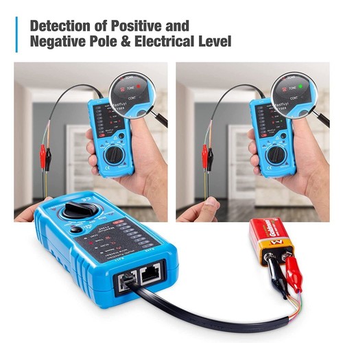 Ethernet Network Cable Tester Wire Tracker Line Finder Tracer LAN for RJ45 RJ11 - Picture 5 of 12