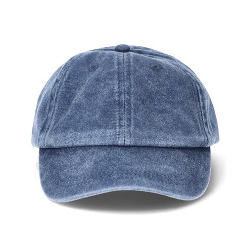 Gorra de béisbol ajustable Wonder Nation juvenil azul lavado Jean para niños OSFM - Imagen 2 de 3