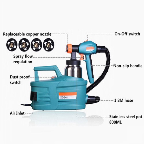 NEW Professional Spray Gun, Portable Paint Spray Gun, Electric Airless Spray Gun - Picture 3 of 6