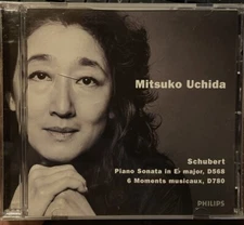 Mitsuko Uchida Schubert Piano Sonatas D568 & D780 Philips CD