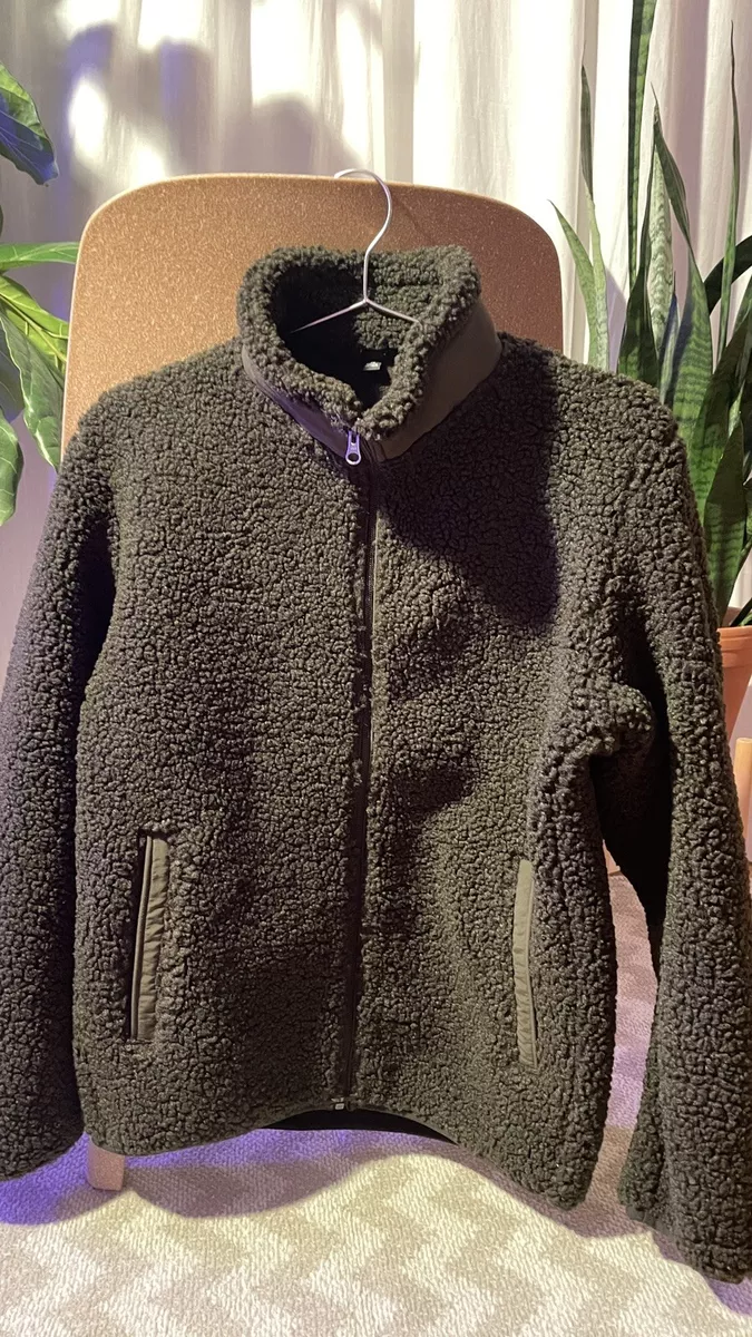 Uniqlo Zip-up Fleece- Olive Green size xs