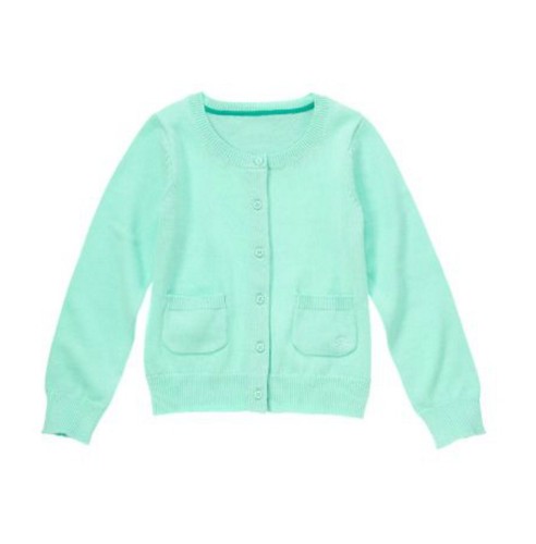 NWT Gymboree BRIGHT IDEAS BTS Back To School Mint Bright Pink Cardigan Girl XS 4 - Bild 2 von 3