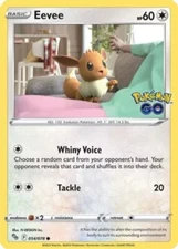 Pokemon Eevee - 054/078 - Common NM-Mint Pokemon Go