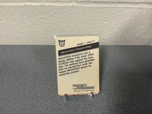 1985 Hasbro Transformers Series 1 Action Cards Milton Bradley G1 Generation One - Picture 12 of 26