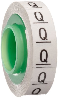 10 Pack - 3M Scotch Code Wire Marker Tape 96'' Refill Roll SDR-Q Printed w/ ''Q''