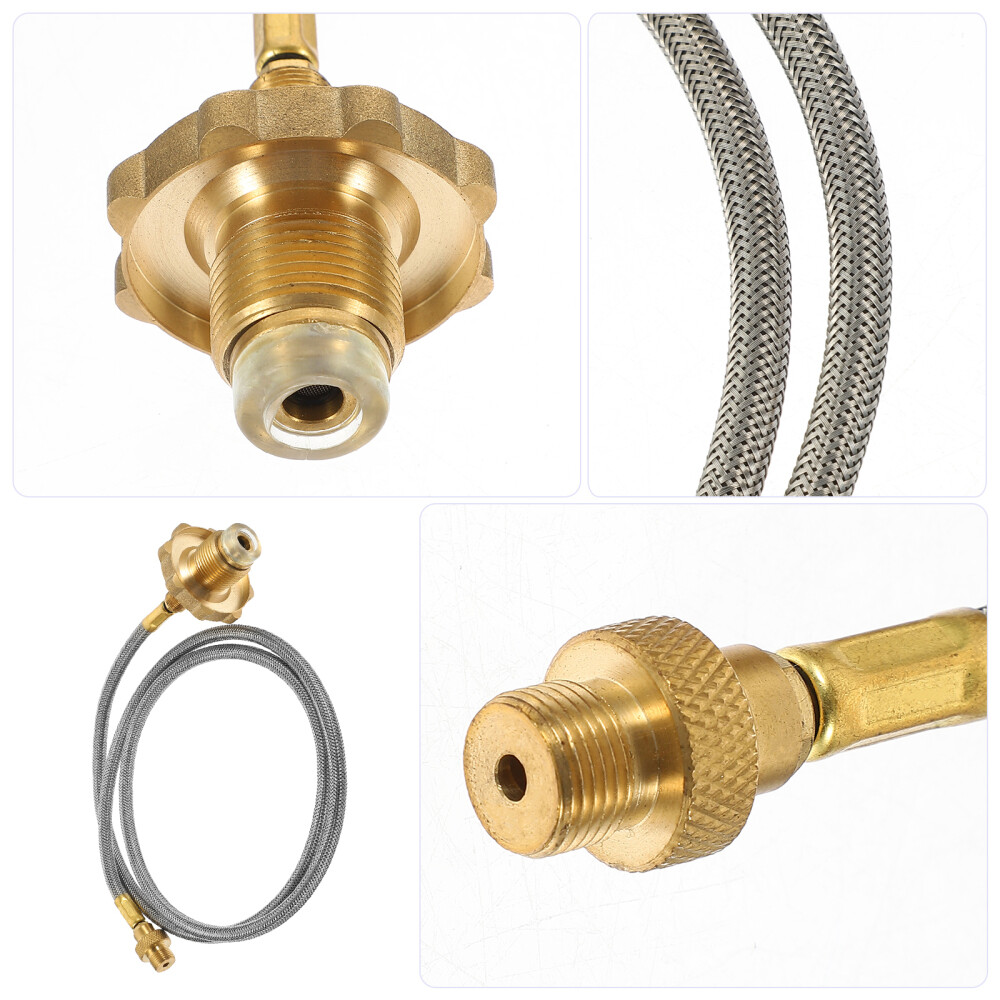 Camping Kachel Adapter Een Tot Twee Uitgangen Alum Air Tank 2 Conversie Hoofd Kamp Oven Converter Connector