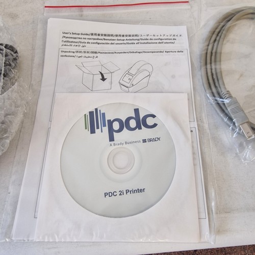 PDC DT039-50 Direct Thermal Wristband Barcode Printer LAN & USB - New Open Box - Photo 5/7