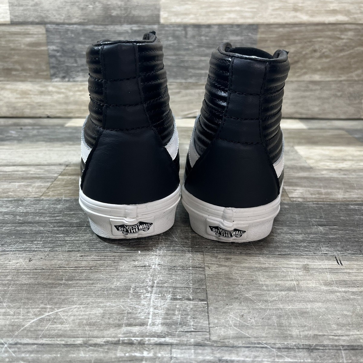Vans Sk8-Hi Reissue Moto Men's 6.5 Women's 8 Black Leather