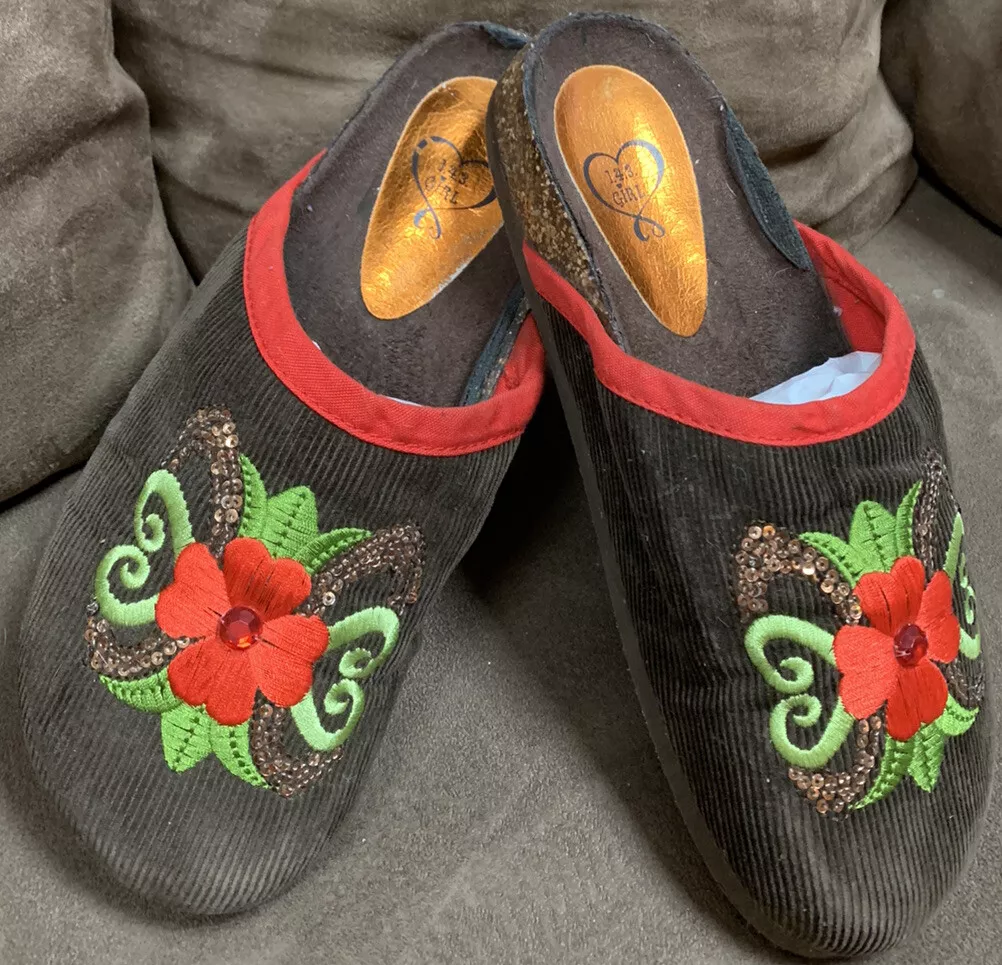 Corduroy clogs deals