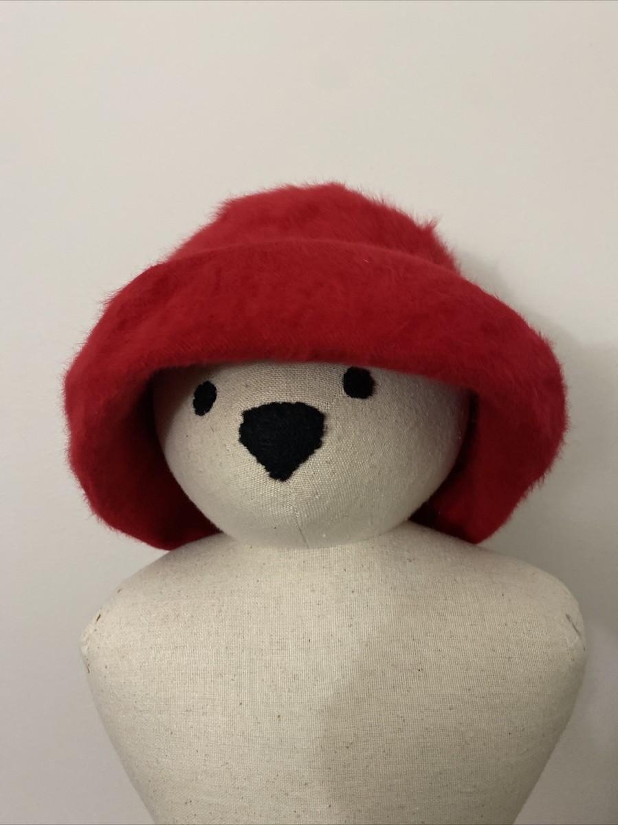 VTG Kangol RED Furgora Beanie Winter Hat Fuzzy Furry Y2K  display picture 1