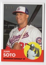 Juan Soto 2021 Topps Transcendent Through The Years VIP Party Card 1963 /95