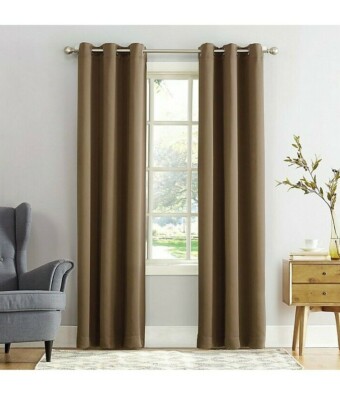 Sun Zero Mariah Grommet Curtain Panel (Single)