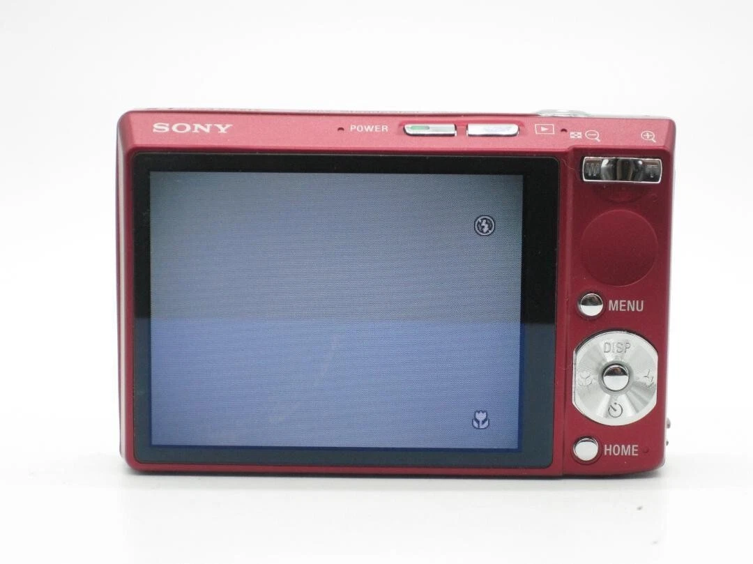 Sony Digital Camera Cyber-shot DSC-T100 Red 8.1 MP 5x Zoom 90% NEW