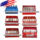 Dental Diamond Burs IPR Veneer Depth Reverse Inlay Onlay Preparation Burs Kit