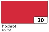 Folia Tonkarton 160G Glatt Din A3 Hochrot 50 Bogen