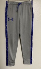 Under Armour Coldgear Young Girls Gray Sweatpants Size YLarge