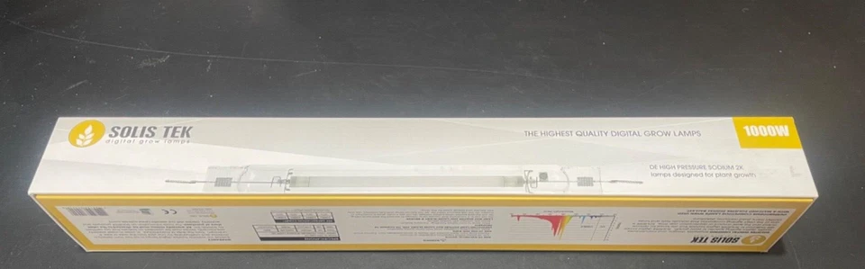 Bombilla Solis Tek 1000 vatios HPS DE de doble extremo - 400 V - 2K Foto 2 de 4