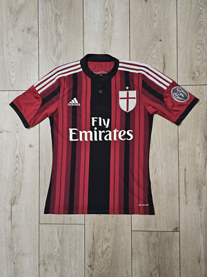 AC MILAN 2014 2015 HOME FOOTBALL SHIRT SOCCER JERSEY XS ADIDAS | eBay