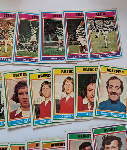 79 Topps Scottish Football Cards 1976 Red Back Dundee Celtic Hearts Rangers etc - Picture 9 of 16