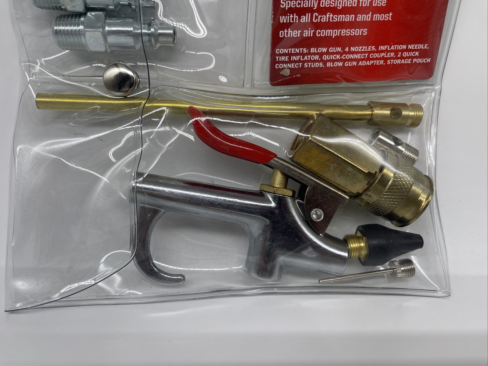 Craftsman 11 Piece Air Compressor Accessory Kit with Storage Pouch 916391 New eBay