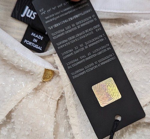 Just Cavalli shirt oversized embellished designer fabric size 48/16UK RRP £499 - Picture 11 of 15