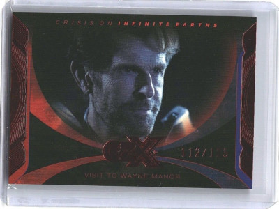 BATMAN BRUCE WAYNE 2022 CZX Green Crisis on Infinite Earths #14 DC #'d /125 Red