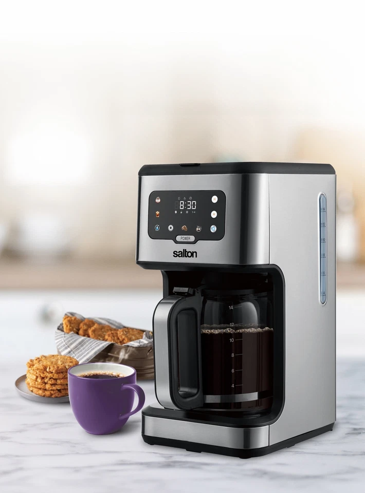 Salton Stainless Steel Digital Coffee Maker - 14 Cup - Image 2 of 4