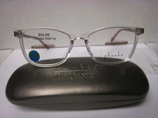 Phoebe Couture  Eyeglass Frames P322  CLEAR  54-17-140-40v With  Unger Case UP10