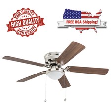60 Hunter Casual Antique Pewter Finish Ceiling Fan Cased White