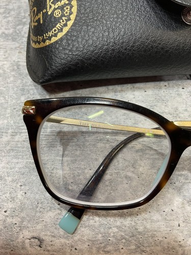 Tiffany & Co TF2194 8134 Eyeglasses Cat Eye Black Blue Frames Only 54-16-140 - Picture 2 of 18