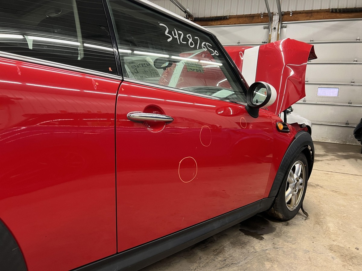 07-15 MINI COOPER PASSENGER RIGHT FRONT POWER DOOR ASSY CHILI RED
