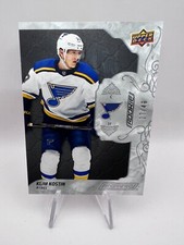 Klim Kostin - 2019-20 Upper Deck Engrained Rookie #75 Ebony /49 Blues RC SP