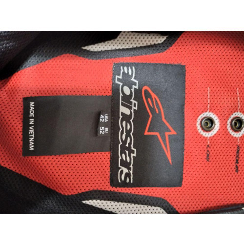 Alpinestars レザー　ジャケット USA 42 / EU 52 Alpinestars Leather Jacket Motorcycle Jacket USA42 / EU52