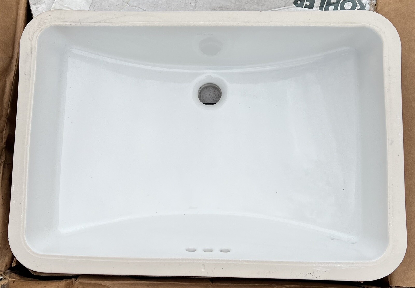 Kohler K22150 Ladena UnderMount Bathroom Sink White eBay