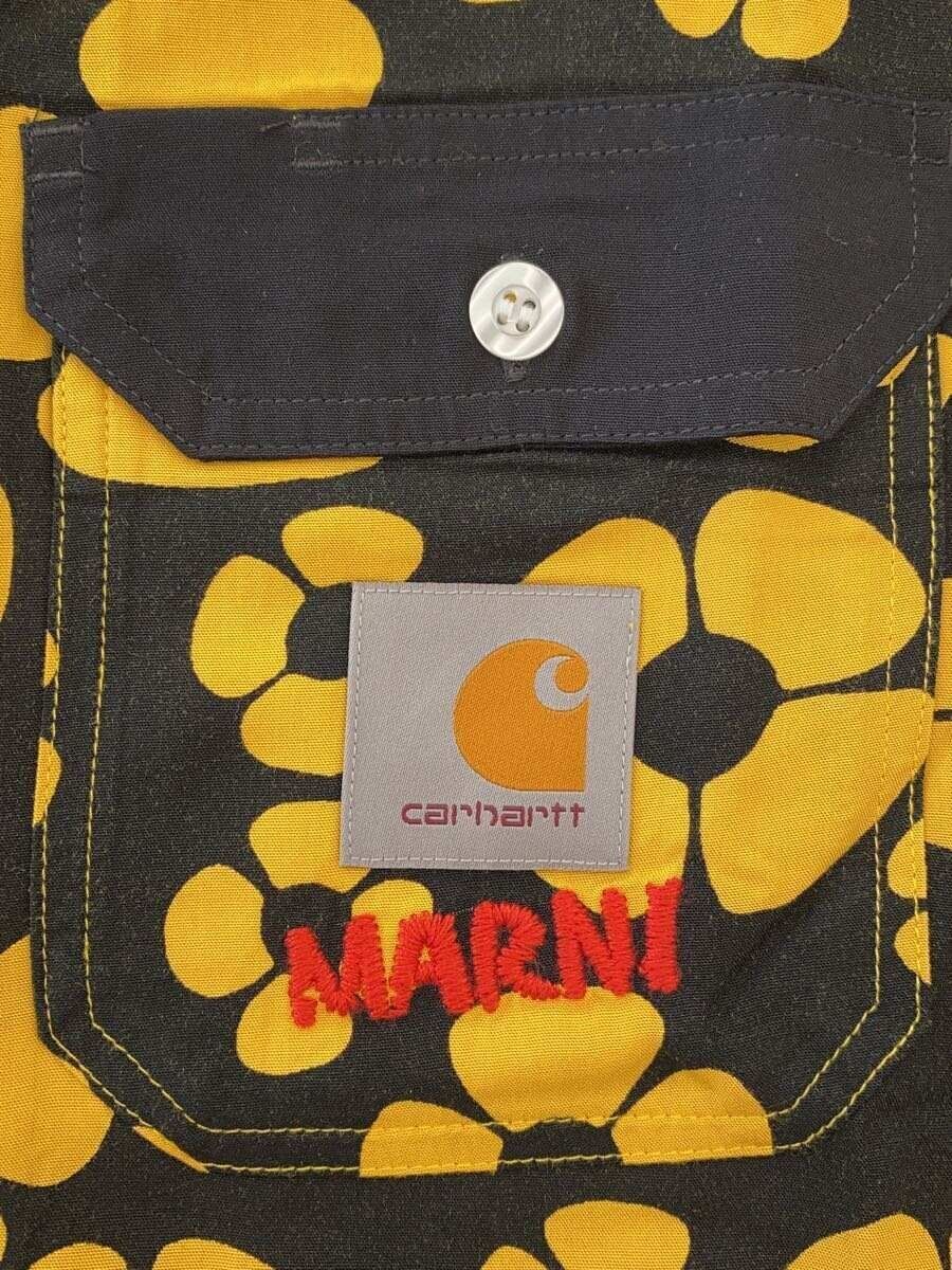 MARNI Other Short Sleeve Shirt XXS Rayon Yellow 80431.22