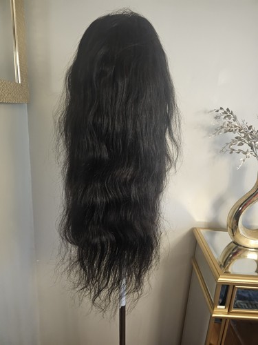 High Quality regular Top 24 to 26" straight 100% Virgin Human Hair Lace Wig - 第 9/14 張圖片