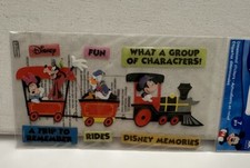 Walt Disney World EK Success Scrapbook Sticker Mickey Mouse Train