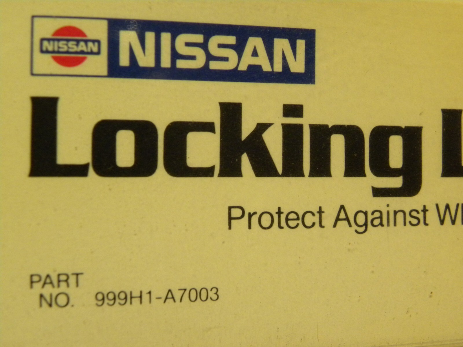 NISSAN wheel LOCKING lug NUT set 1986 1987 part 999H1A7003 Free USA