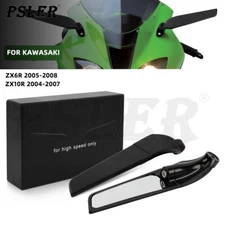 Wind Wing Adjust Rear View Rotating Side Mirrors For Kawasaki ZX6R 05-08 ZX10R