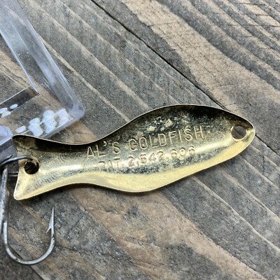 Lot De Cuillères Al's Goldfish Spinner Vintage Années 60 - Pêche