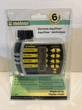 New! Melnor AquaTimer Model 3015 6 Cycle Electronic Hise Soaker Water Timer