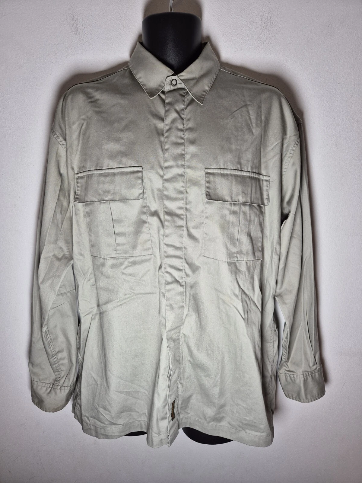 Timberland Stow And Go Light Hiking Shirt Chore Medium Grey