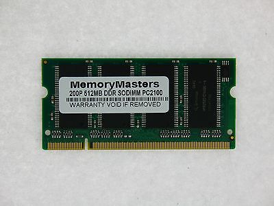 Kingram SO-DIMM DDR PC-2100 512MB PC266 OEM Legacy Memory Module for laptops 