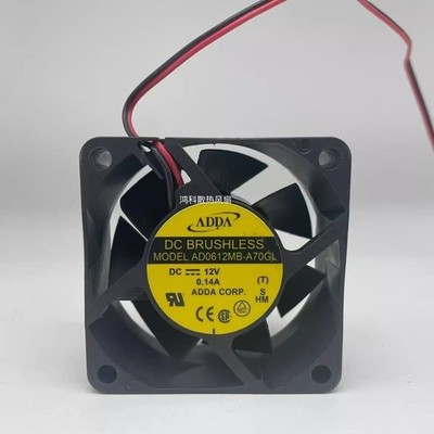 AD0612MB-A70GL 6025 DC12V 0.14A 2-Wire Cooling Fan #lk