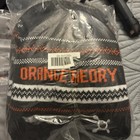 Orangetheory Knit Beanie Black Orange White Winter Sports Logo Accent — photo 1