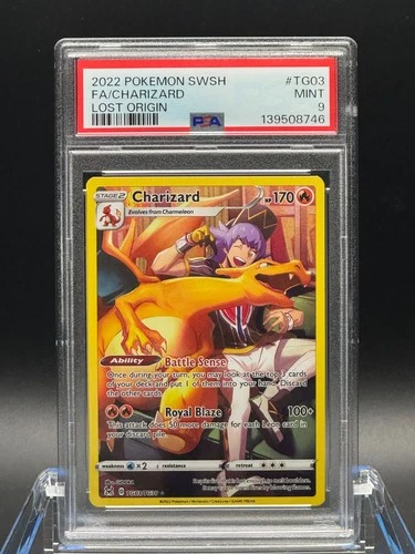 PSA 9 MINT ✨ - Charizard TG03/TG30 Swsh11: Lost Origin Trainer Gallery Holo